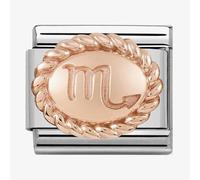 Nomination CLASSIC Rose Gold Oval Zodiac Scorpio Charm 430109/08
