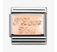Nomination CLASSIC Rose Gold Plates I Love You Charm 430101/30