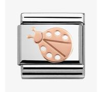 Nomination CLASSIC Rose Gold Plates Ladybird Charm 430104/07