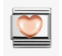 Nomination Rose Gold Raised Heart
