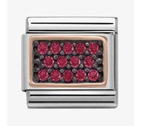 Nomination CLASSIC Rose Gold Purple Cubic Zirconia Charm 430313/05