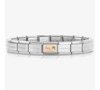Nomination CLASSIC Rose Gold & Silver August Peridot Bracelet 430508/08