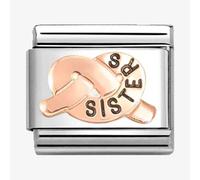 Nomination CLASSIC Rose Gold Sisters Promise Knot Charm 430202/38