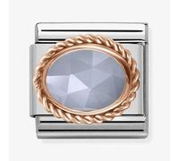 Nomination CLASSIC Rose Gold Stones Bandaged Agate Charm 430507/33