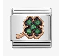 Nomination CLASSIC Rose Gold Symbols Green Clover Charm 430311/02