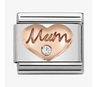 Nomination CLASSIC Rose Gold Symbols Mum Heart Charm 430305/10