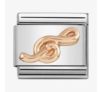 Nominations Nomination Composable Classic Relief Symbols Steel Gold Treble Clef Link