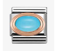 Nomination CLASSIC Rose Gold Turquoise Charm 430501/06