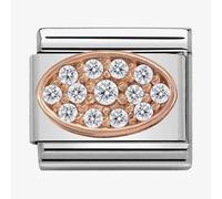 Nomination CLASSIC Rose Gold Various White Cubic Zirconia Charm 430312/01