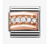 Nomination CLASSIC Rose Gold White Cubic Zirconia Charm 430304/01