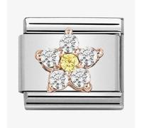 Nomination CLASSIC Rose Gold Yellow And White Flower Charm 430317/03