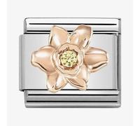Nomination CLASSIC Rose Gold Yellow Daffodil Charm 430305/13