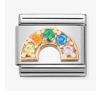 Nomination CLASSIC Rose Gold Zirconia Rainbow Charm 430302/32 *