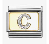 Nomination Gold Glitter C Charm