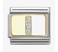 Nomination CLASSIC Silver Glitter Letter I Charm 030291/09