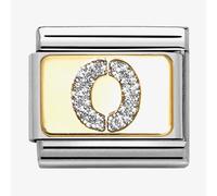 Nomination CLASSIC Silver Glitter Letter O Charm 030291/15