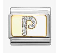 Nomination CLASSIC Silver Glitter Letter P Charm 030291/16