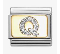Nomination CLASSIC Silver Glitter Letter Q Charm 030291/17