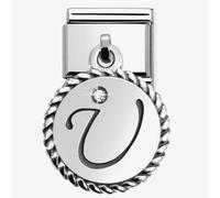 Nomination CLASSIC Silvershine Alphabet Letters U Charm 331809/21