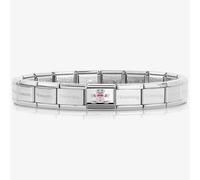 Nomination CLASSIC Silvershine Christmas Gingerbread Man Bracelet 330204/09