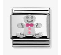 Nomination Nomination Gingerbread Man Silver Shine