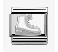 Nomination White Ice Skate Silver Shine