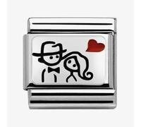 Nomination CLASSIC Silvershine Couples Love Charm 330208/10