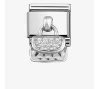 Nomination CLASSIC Silvershine Cubic Zirconia Bag Charm 331800/08
