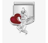 Nomination CLASSIC Silvershine Cupid With Red Heart Drop Charm 331805/08