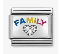 Nomination Silvershine Family Love Rainbow Charm