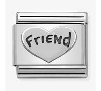 Nomination CLASSIC Silvershine Friend Heart Charm 330101/18