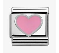 Nomination CLASSIC Silvershine Honolulu Pink Heart Charm 330202/18