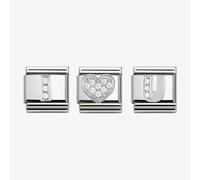 Nomination CLASSIC Silvershine I Love You Charm Set NCB010