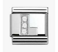 Nomination CLASSIC Silvershine Letter L Charm 330301/12