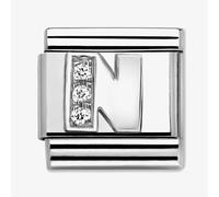 Nomination CLASSIC Silvershine Letter N Charm 330301/14