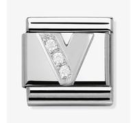 Nomination CLASSIC Silvershine Letter V Charm 330301/22