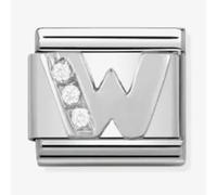 Nomination CLASSIC Silvershine Letter W Charm 330301/23
