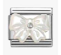 Nomination CLASSIC Silvershine Mother Of Pearl Bow Charm 330509/20