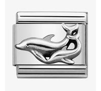 Nomination CLASSIC Silvershine Oxidised Symbols Dolphins Charm 330101/29