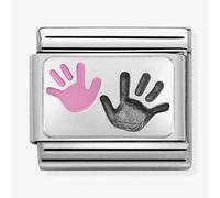 Nomination Daughter & Parent Hands Silvershine