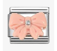 Nomination CLASSIC Silvershine Pink Bow Charm 330509/21