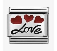 Nomination CLASSIC Silvershine Plates Love Charm 330208/06