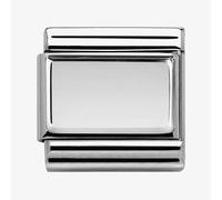 Nomination Silver Engraving Plate Charm