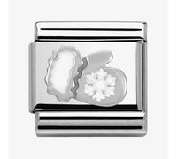 Nomination CLASSIC Silvershine Snowflake Mitten Charm 330204/03