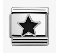 Nomination CLASSIC Silvershine Symbols Black Star Charm 330202/05