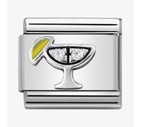 Nomination CLASSIC Silvershine Symbols Cocktail With White Cubic Zirconia Charm 330304/30