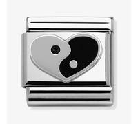 Nomination CLASSIC Silvershine Valentine Yin Yang Heart 330202/20