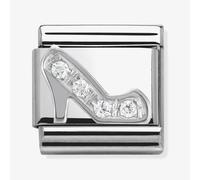 Nomination CLASSIC Silvershine White Cubic Zirconia Shoe Charm 330304/09