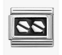 Nomination CLASSIC Symbols Black Double Hex Screw Charm 330206/33