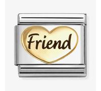 Nomination Gold Friends Heart Charm
